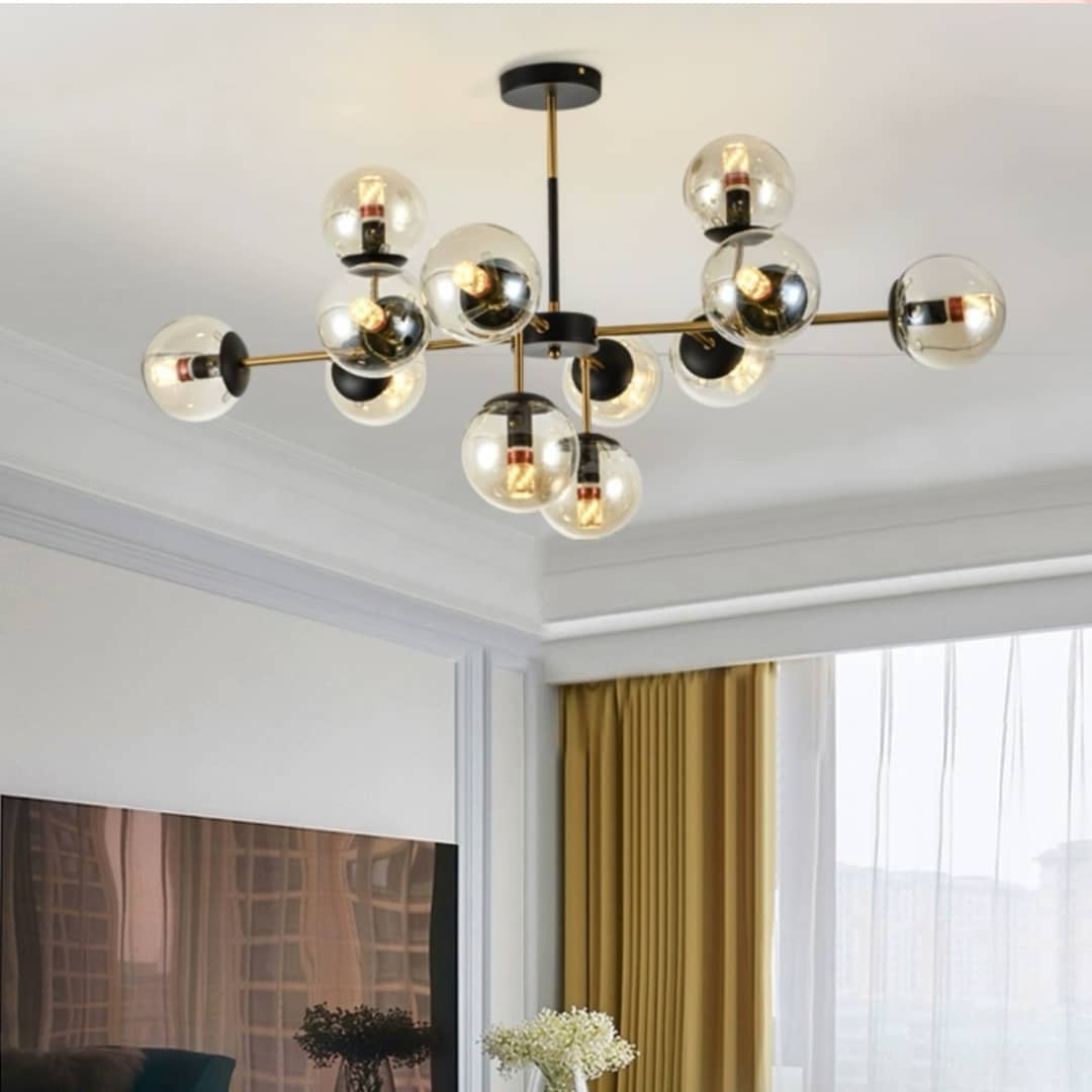 gold-ceiling-dropping-light